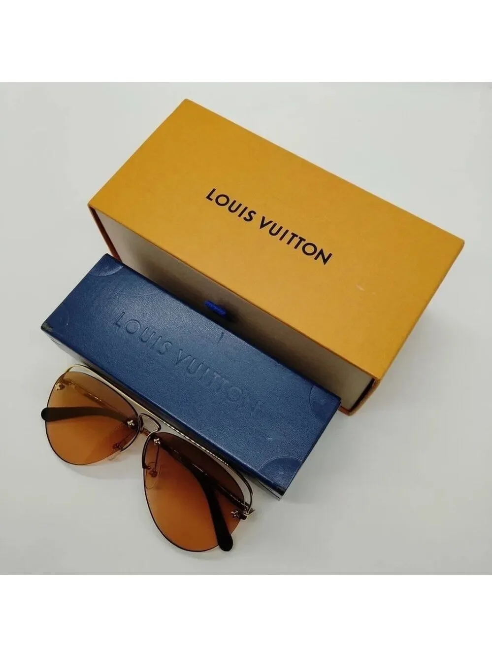Louis Vuitton Sunglasses Z1120E Men's Gold 3960712 490-050425